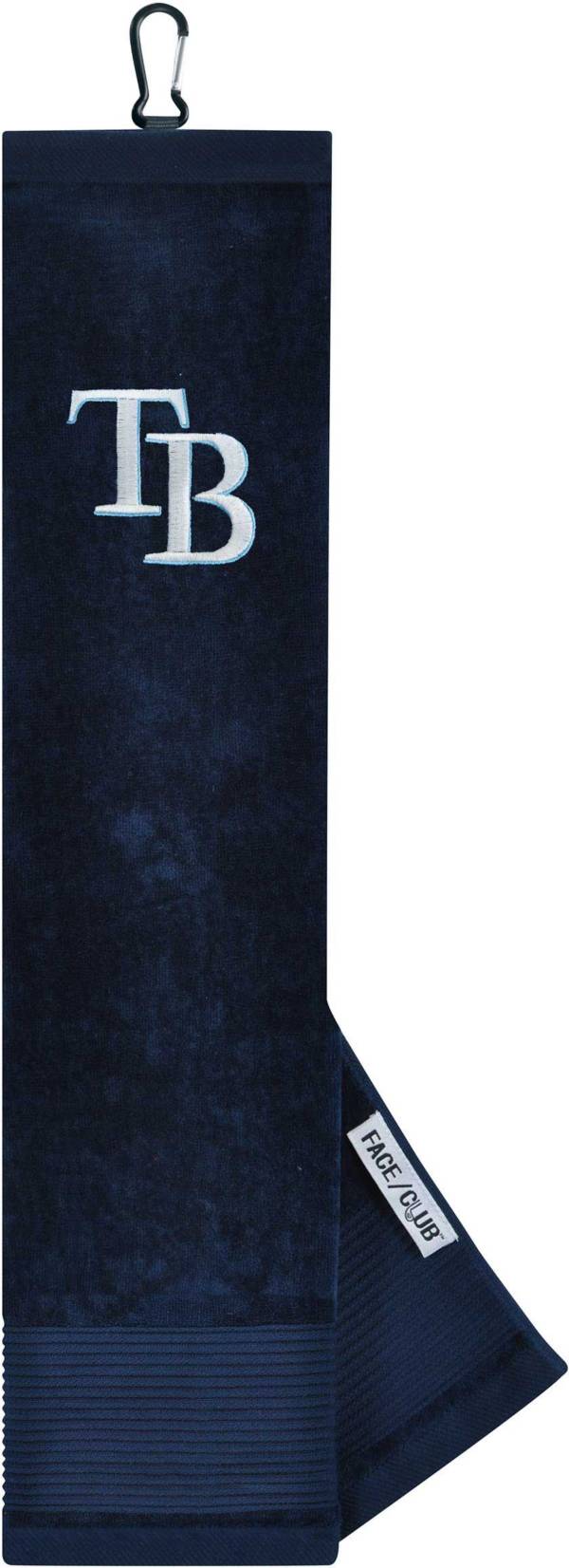 Team Effort Tampa Bay Rays Embroidered Face/Club Tri-Fold Towel