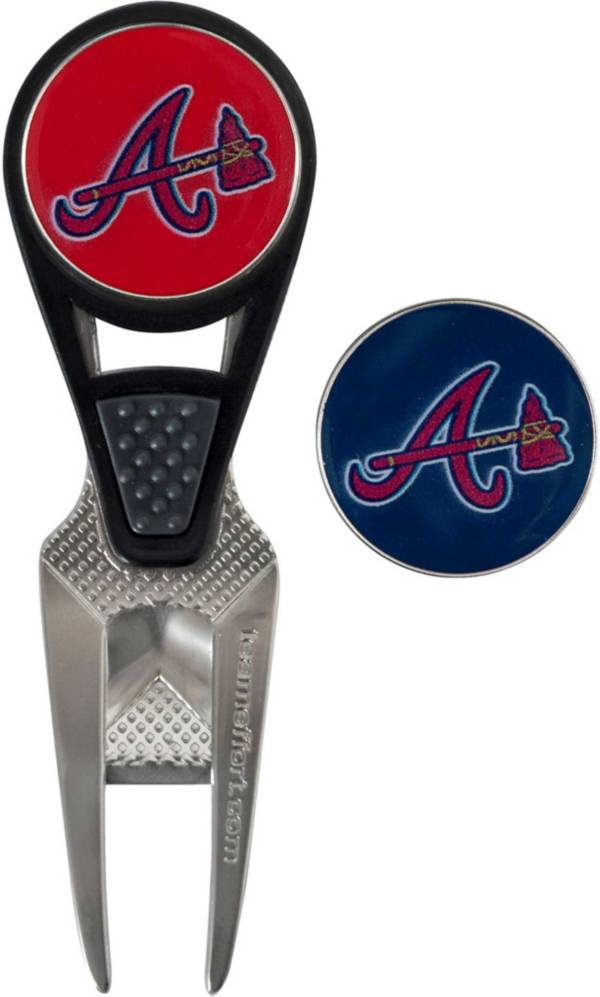 Team Effort Atlanta Braves CVX Divot Tool and Ball Marker Set