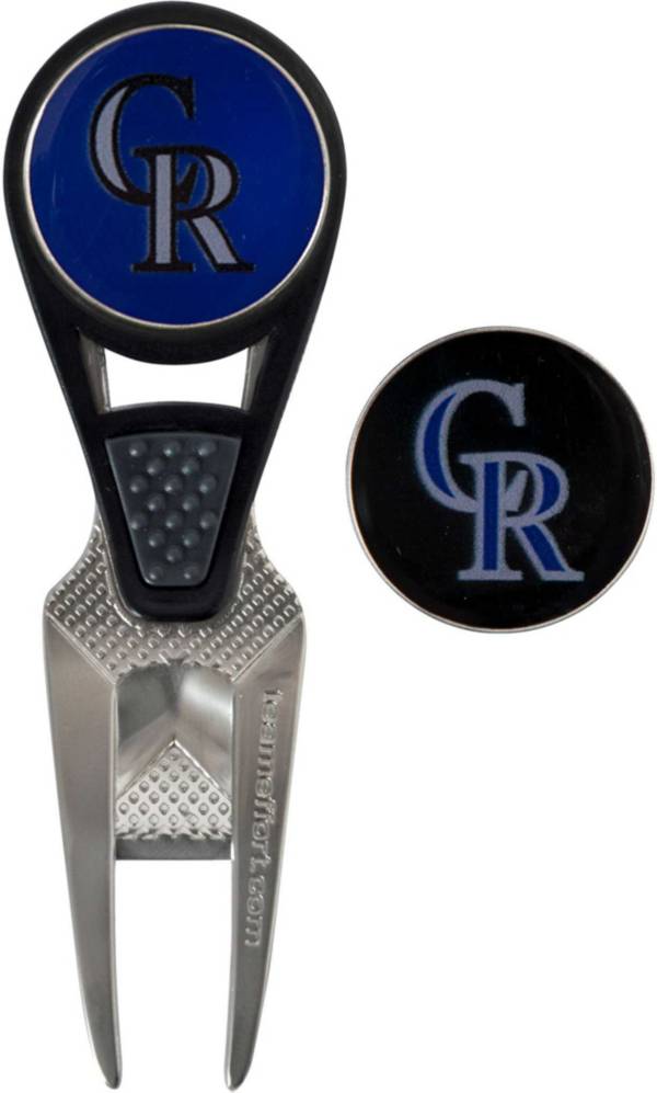 Team Effort Colorado Rockies CVX Divot Tool and Ball Marker Set