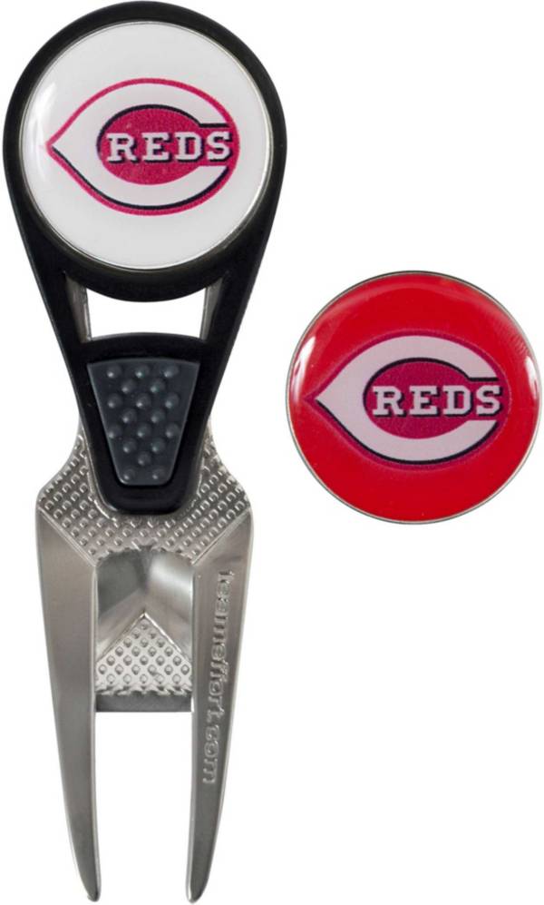 Team Effort Cincinnati Reds CVX Divot Tool and Ball Marker Set
