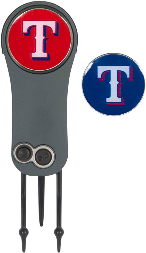 Team Effort Texas Rangers Switchblade Divot Tool and Ball Marker Set