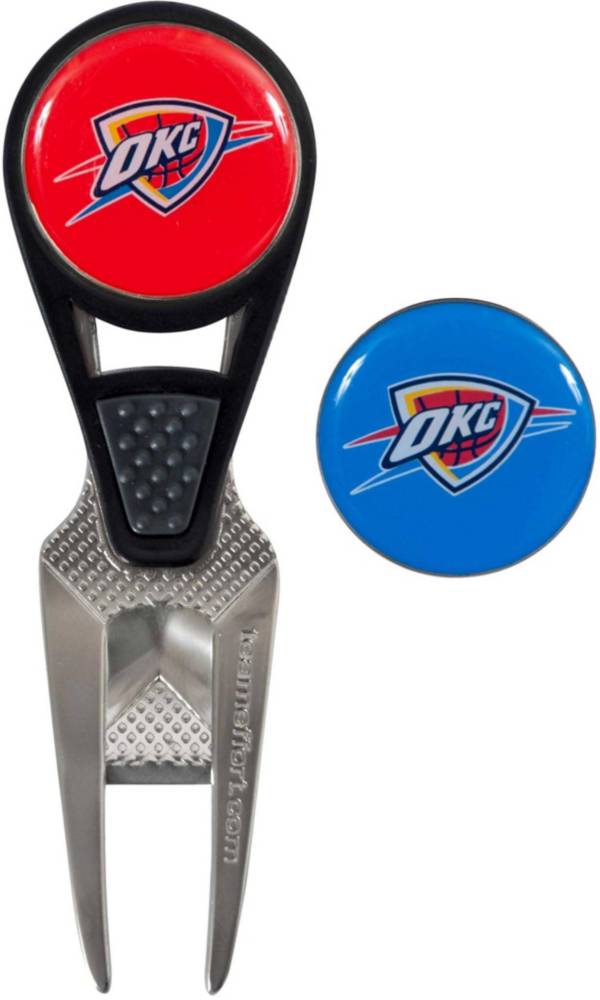 Team Effort Oklahoma City Thunder CVX Divot Tool and Ball Marker Set