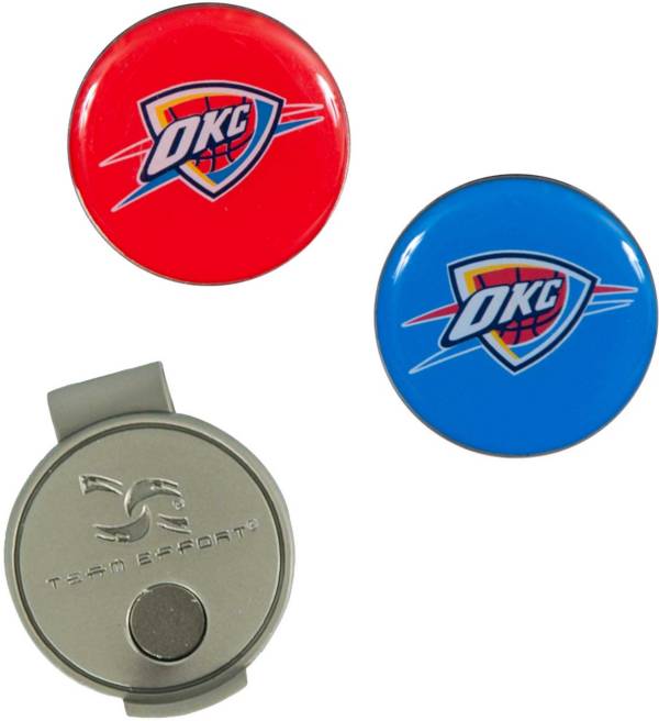 Team Effort Oklahoma City Thunder Hat Clip and Ball Markers Set