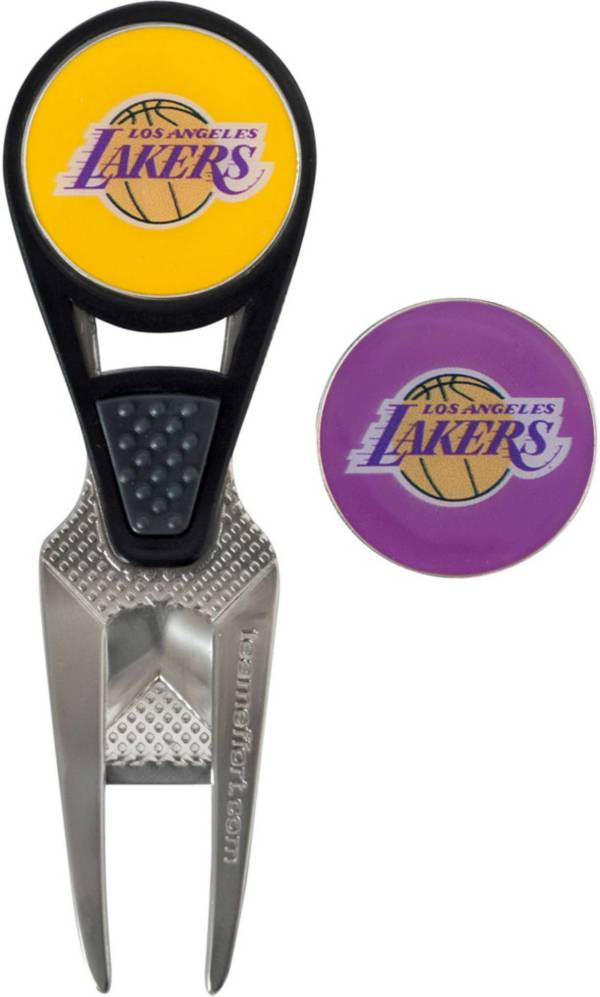 Team Effort Los Angeles Lakers CVX Divot Tool and Ball Marker Set