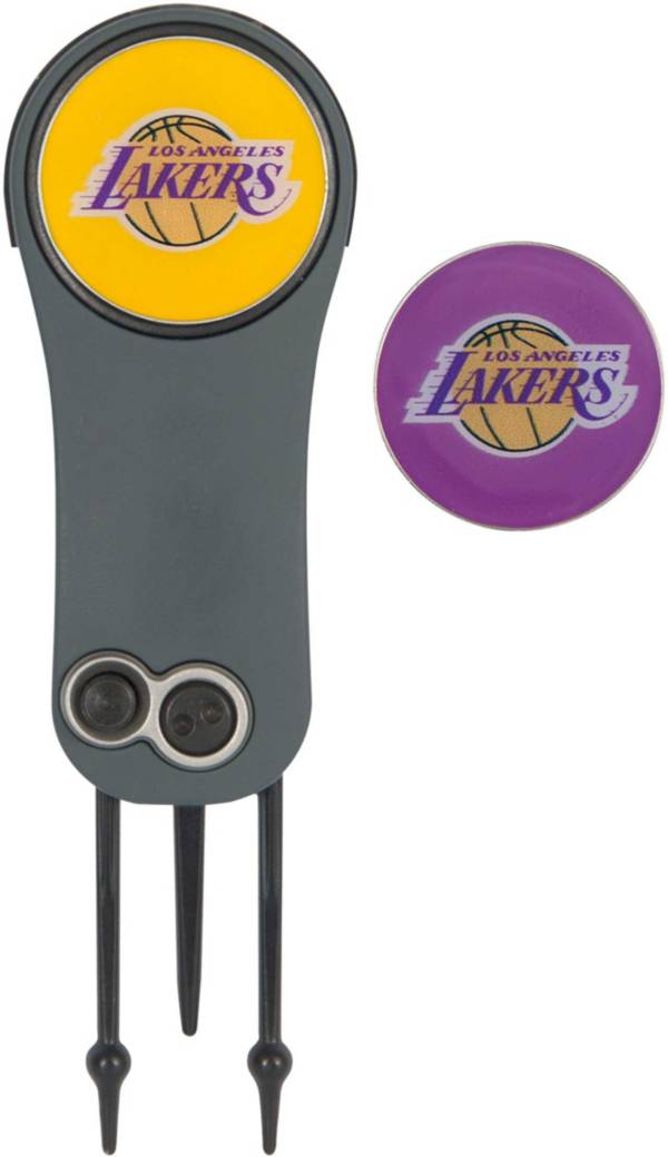 Team Effort Los Angeles Lakers Switchblade Divot Tool and Ball Marker Set