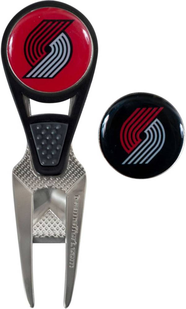 Team Effort Portland Trail Blazers CVX Divot Tool and Ball Marker Set