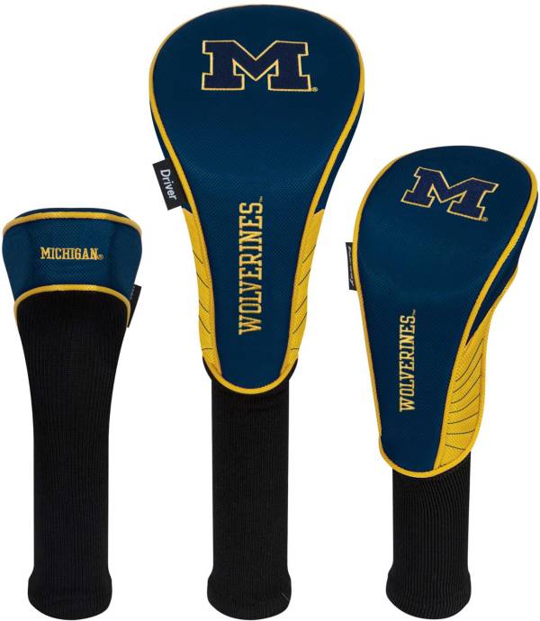 Team Effort Michigan Wolverines Headcovers - 3 Pack