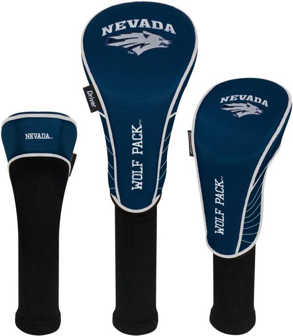 Team Effort Nevada Wolf Pack Headcovers - 3 Pack