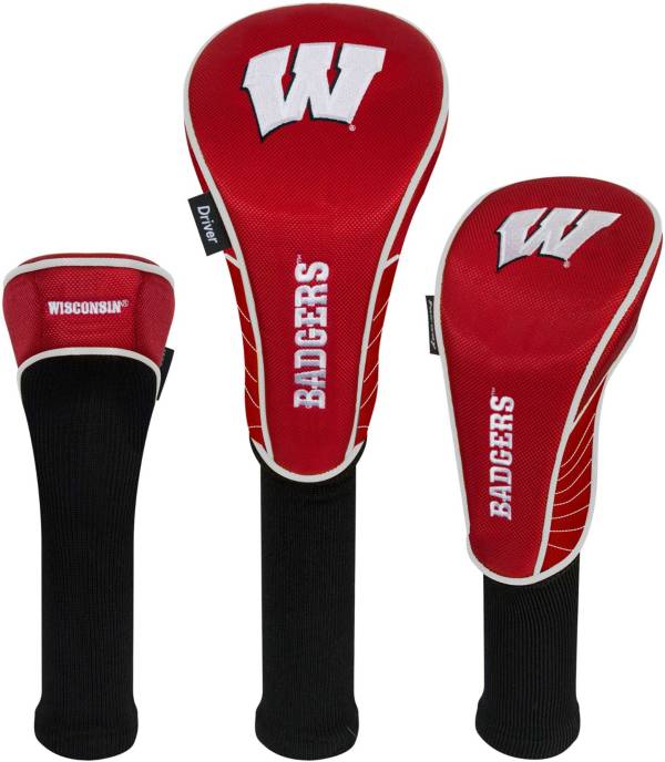Team Effort Wisconsin Badgers Headcovers - 3 Pack