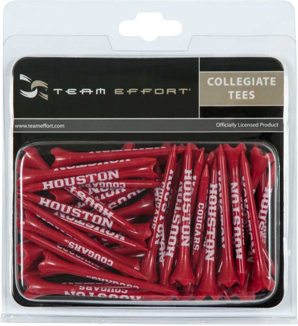 Team Effort Houston Cougars 2.75" Golf Tees - 40 Pack