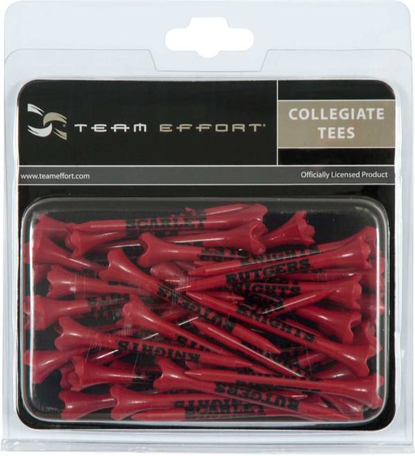 Team Effort Rutgers Scarlet Knights 2.75" Golf Tees - 40 Pack