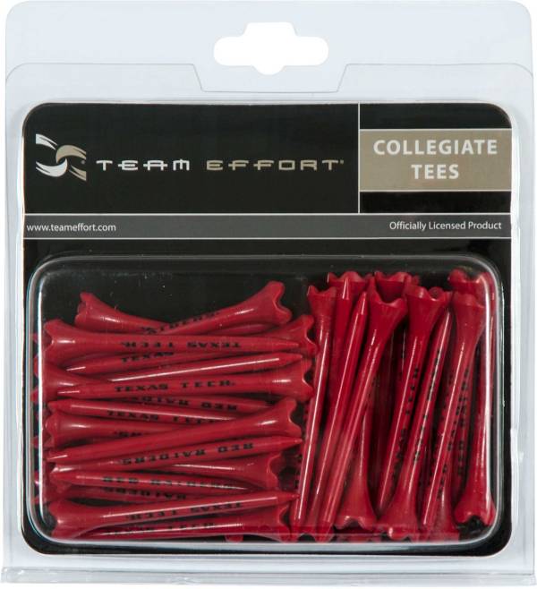 Team Effort Texas Tech Red Raiders 2.75" Golf Tees - 40 Pack