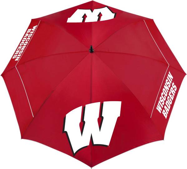 Team Effort Wisconsin Badgers 62" Windsheer Lite Golf Umbrella