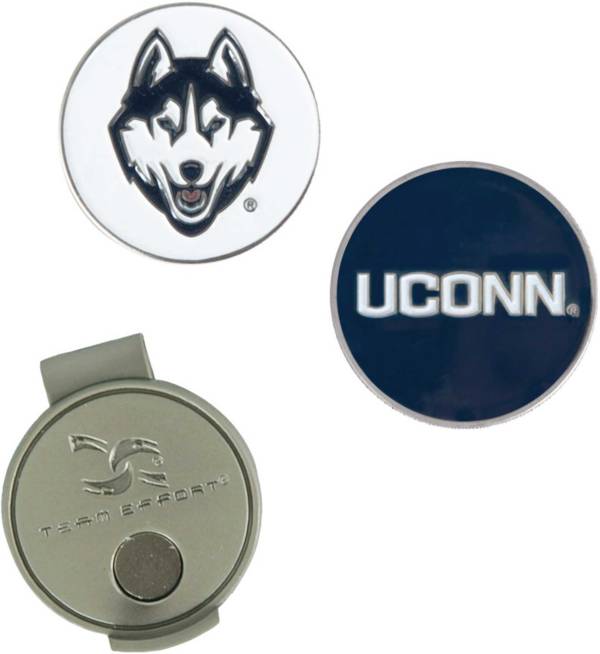 Team Effort UConn Huskies Hat Clip and Ball Markers Set