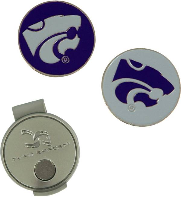 Team Effort Kansas State Wildcats Hat Clip and Ball Markers Set