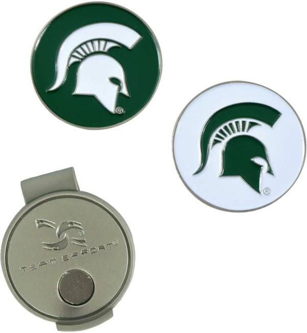 Team Effort Michigan State Spartans Hat Clip and Ball Markers Set