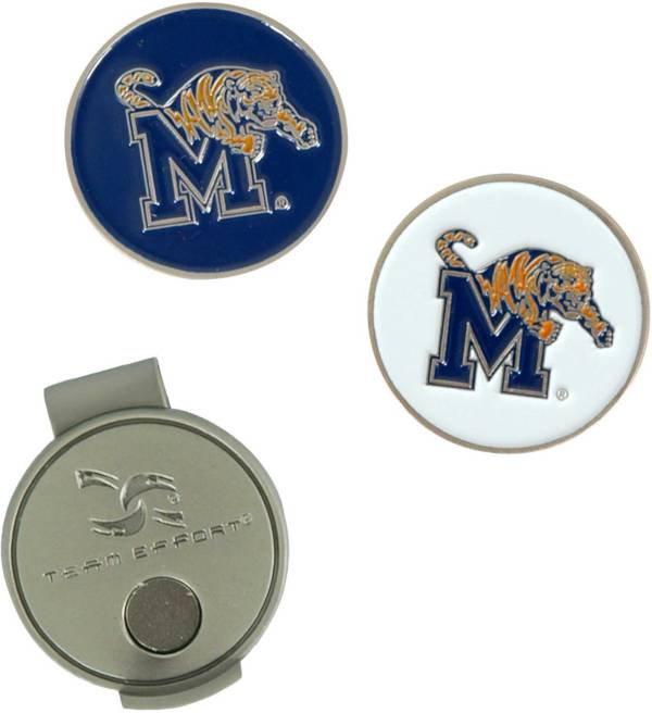 Team Effort Memphis Tigers Hat Clip and Ball Markers Set