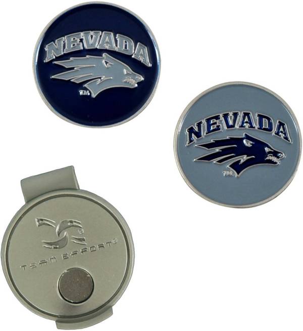 Team Effort Nevada Wolf Pack Hat Clip and Ball Markers Set