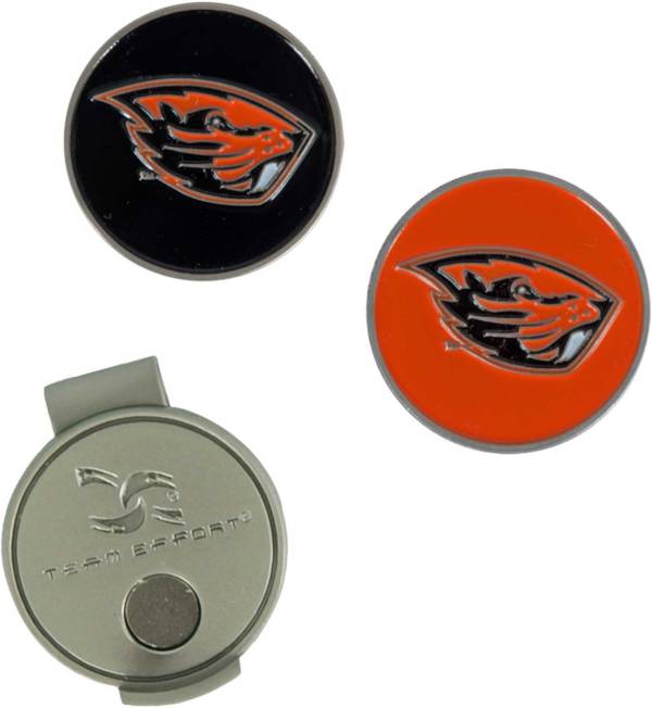 Team Effort Oregon State Beavers Hat Clip and Ball Markers Set