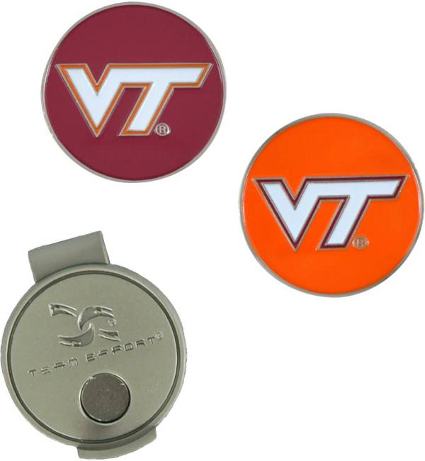 Team Effort Virginia Tech Hokies Hat Clip and Ball Markers Set