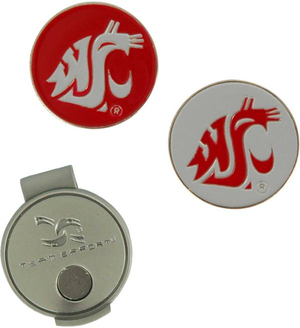 Team Effort Washington State Cougars Hat Clip and Ball Markers Set