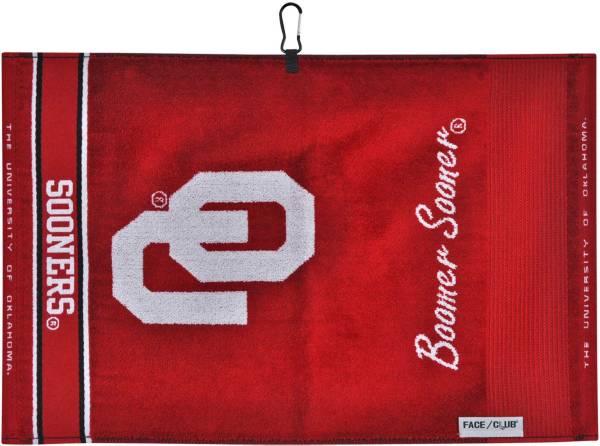 Team Effort Oklahoma Sooners Face/Club Jacquard Golf Towel product image