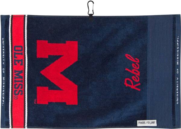 Team Effort Ole Miss Rebels Face/Club Jacquard Golf Towel product image