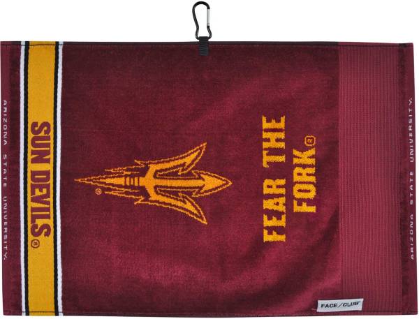 Team Effort Arizona State Sun Devils Face/Club Jacquard Golf Towel