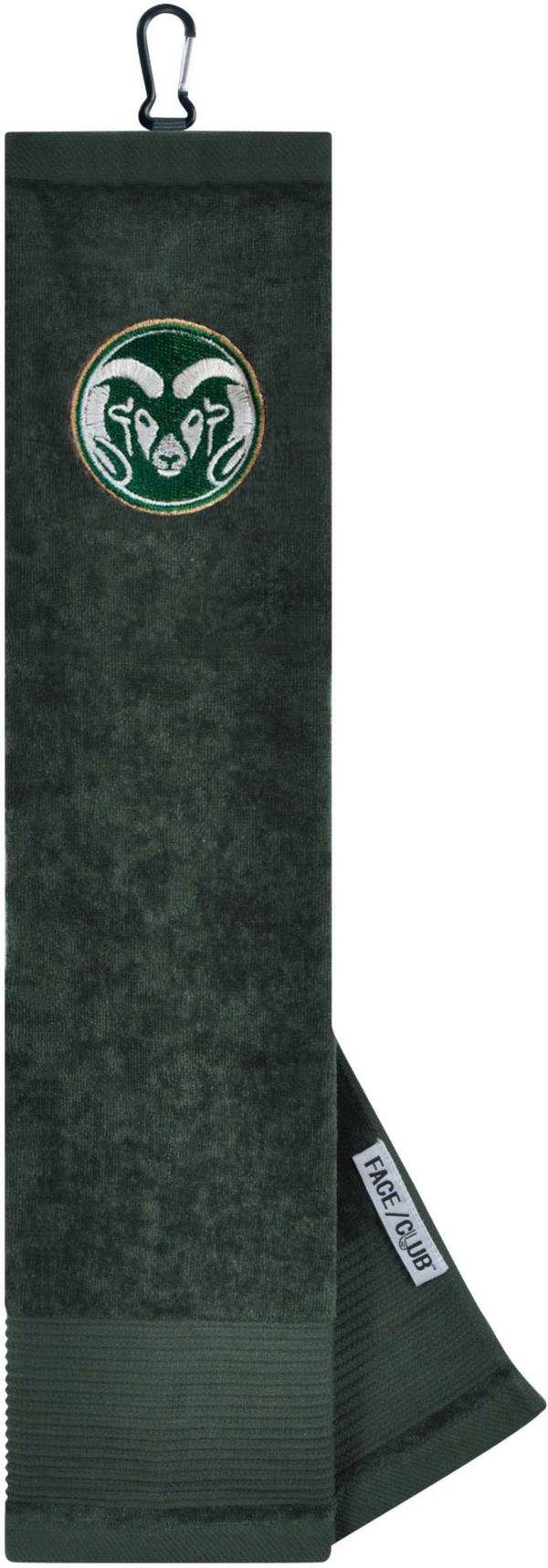 Team Effort Colorado State Rams Embroidered Face/Club Tri-Fold Towel