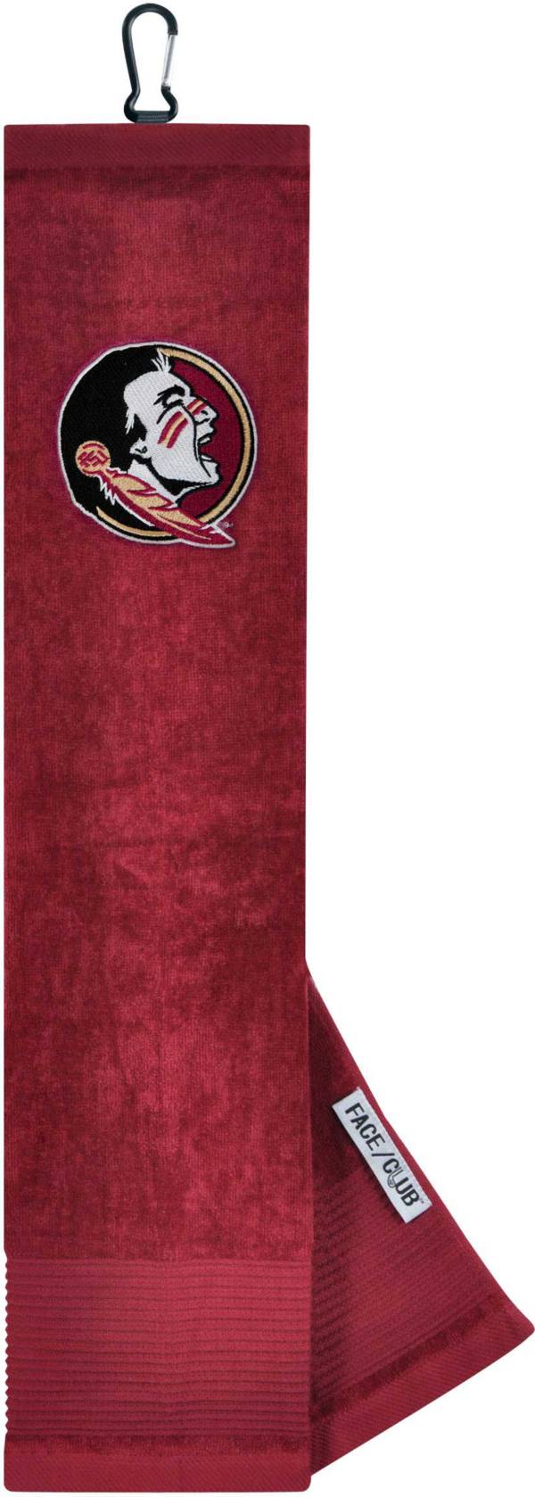 Team Effort Florida State Seminoles Embroidered Face/Club Tri-Fold Towel