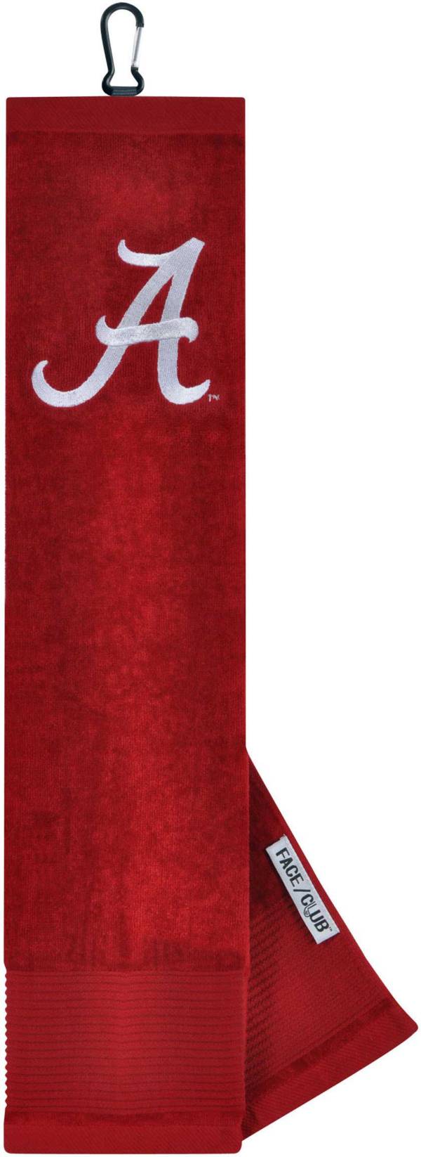Team Effort Alabama Crimson Tide Embroidered Face/Club Tri-Fold Towel