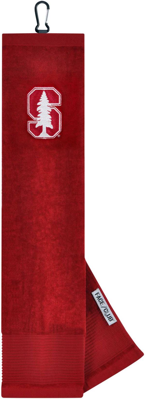 Team Effort Stanford Cardinal Embroidered Face/Club Tri-Fold Towel