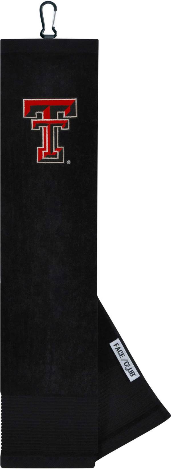 Team Effort Texas Tech Red Raiders Embroidered Face/Club Tri-Fold Towel