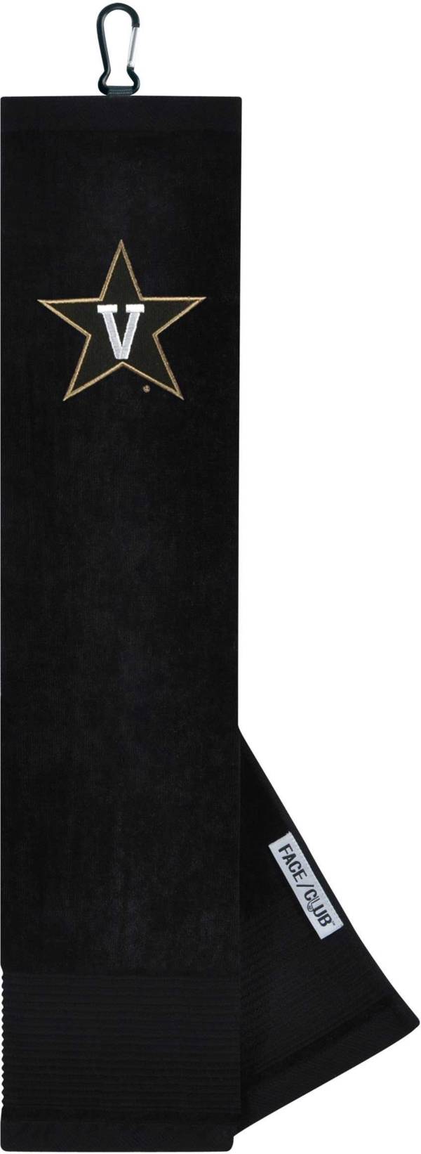 Team Effort Vanderbilt Commodores Embroidered Face/Club Tri-Fold Towel