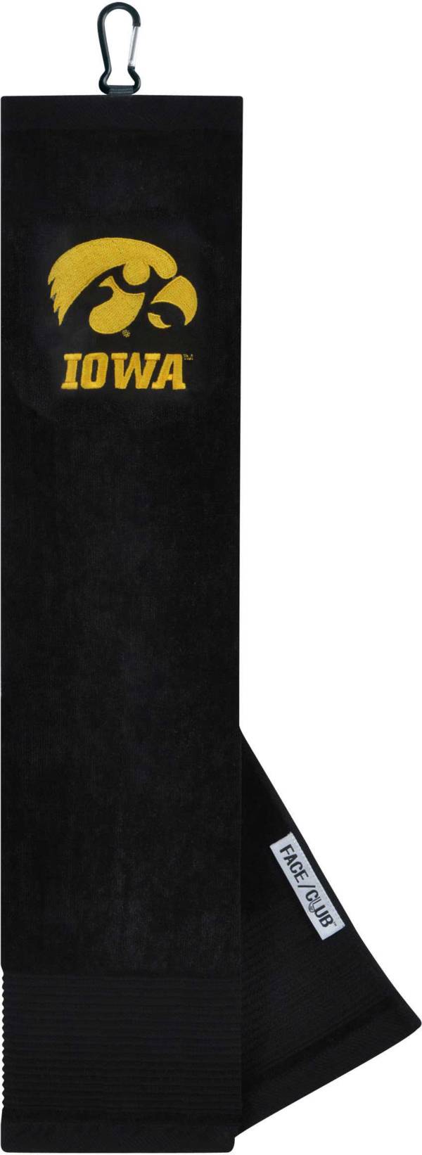 Team Effort Iowa Hawkeyes Embroidered Face/Club Tri-Fold Towel product image