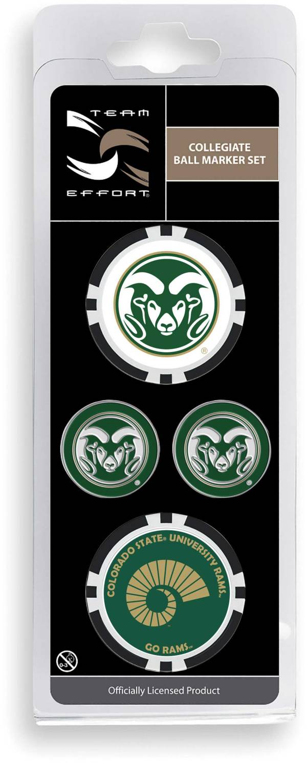 Team Effort Colorado State Rams Ball Marker Set