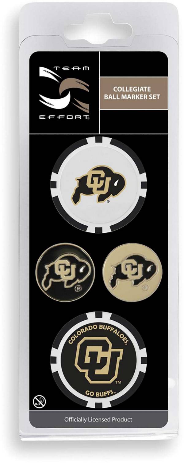 Team Effort Colorado Buffaloes Ball Marker Set