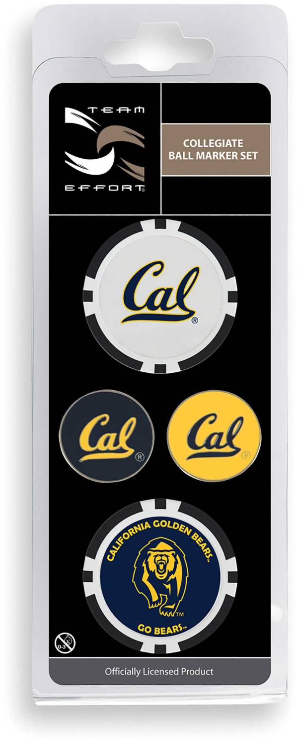 Team Effort Cal Golden Bears Ball Marker Set