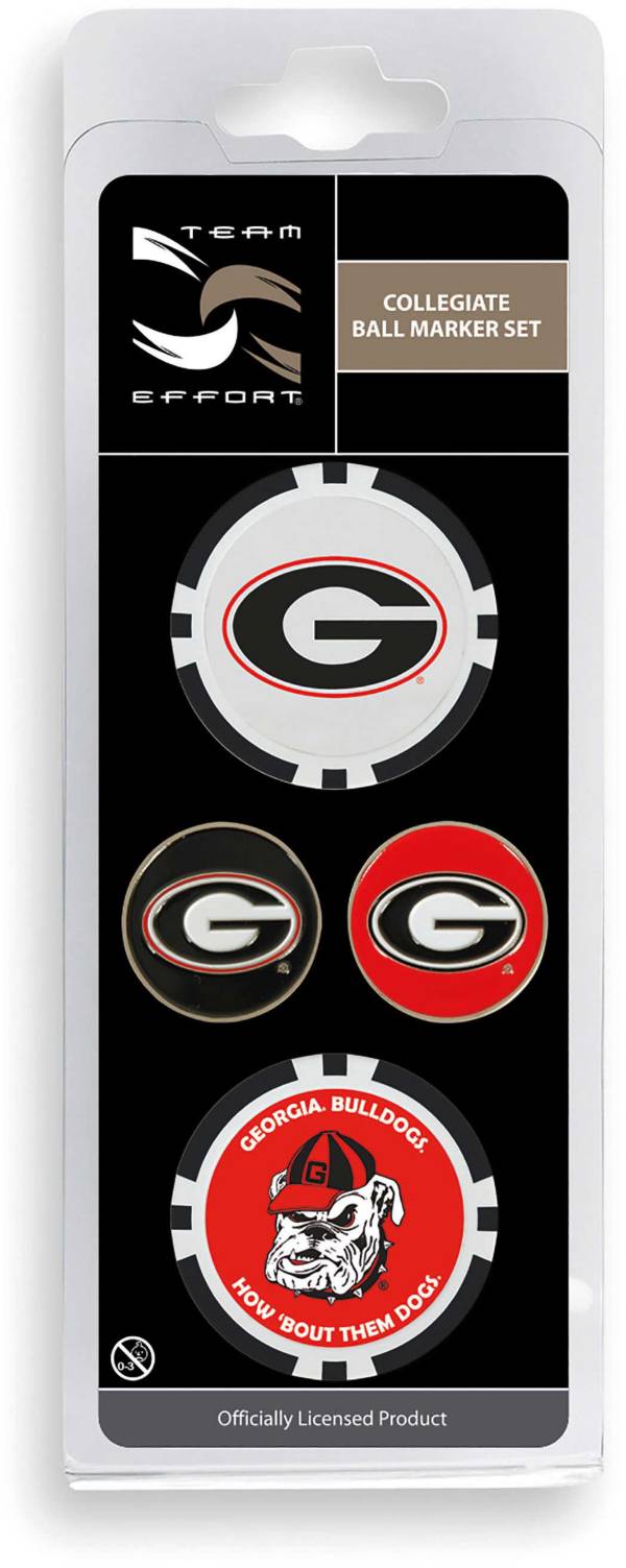 Team Effort Georgia Bulldogs Ball Marker Set