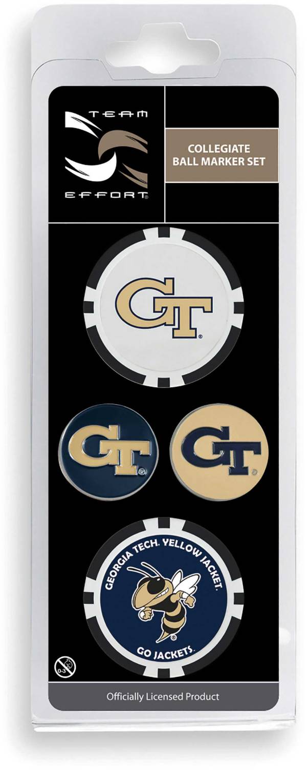 Team Effort Georgia Tech Yellow Jackets Ball Marker Set