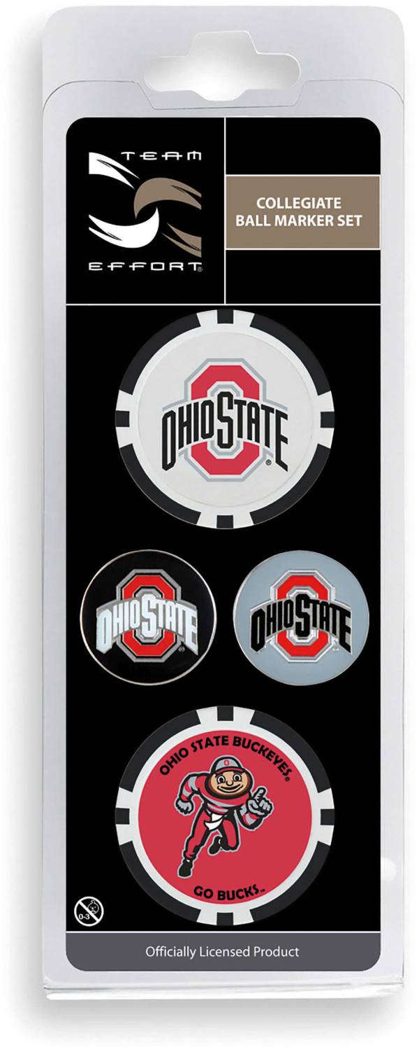 Team Effort Ohio State Buckeyes Ball Marker Set