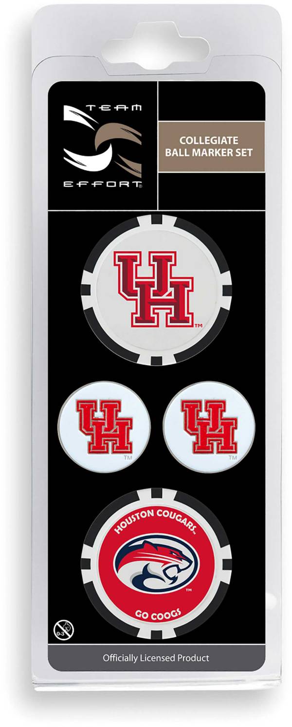 Team Effort Houston Cougars Ball Marker Set