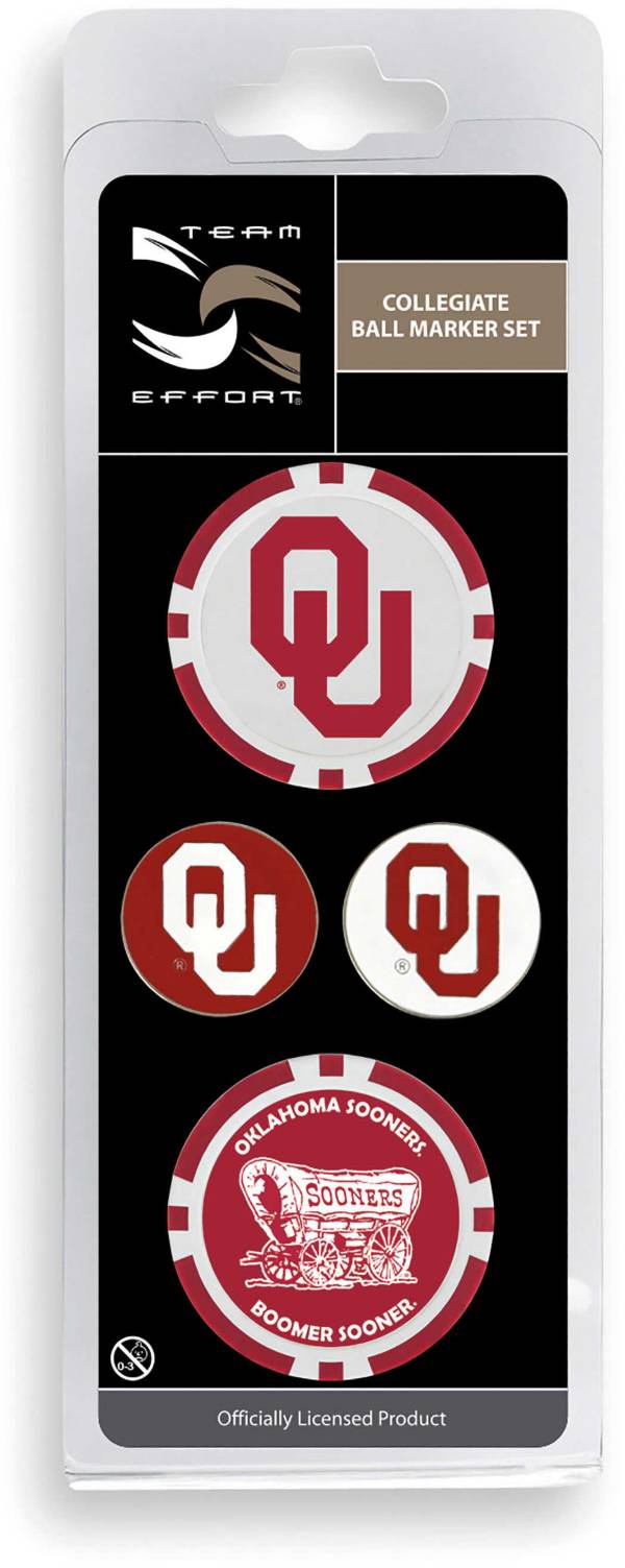 Team Effort Oklahoma Sooners Ball Marker Set