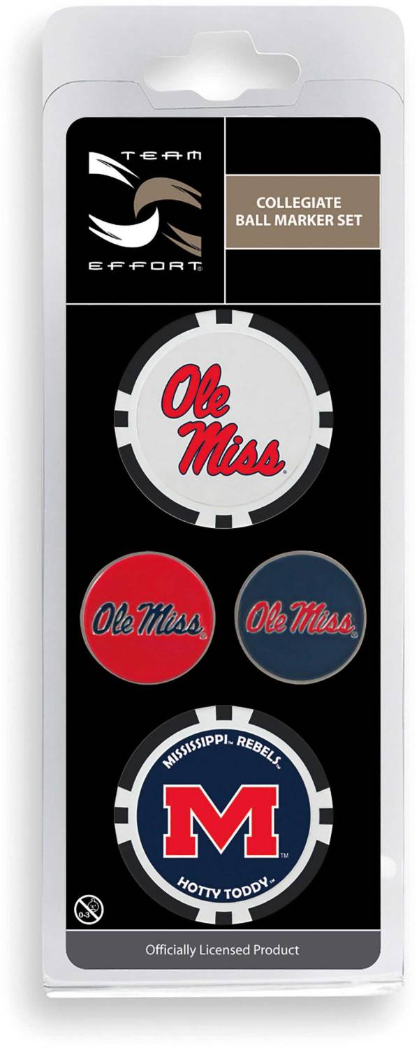 Team Effort Ole Miss Rebels Ball Marker Set