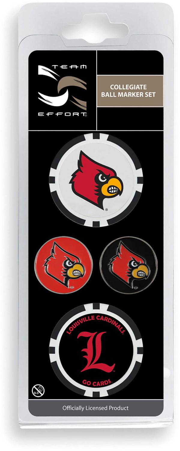 Team Effort Louisville Cardinals Ball Marker Set