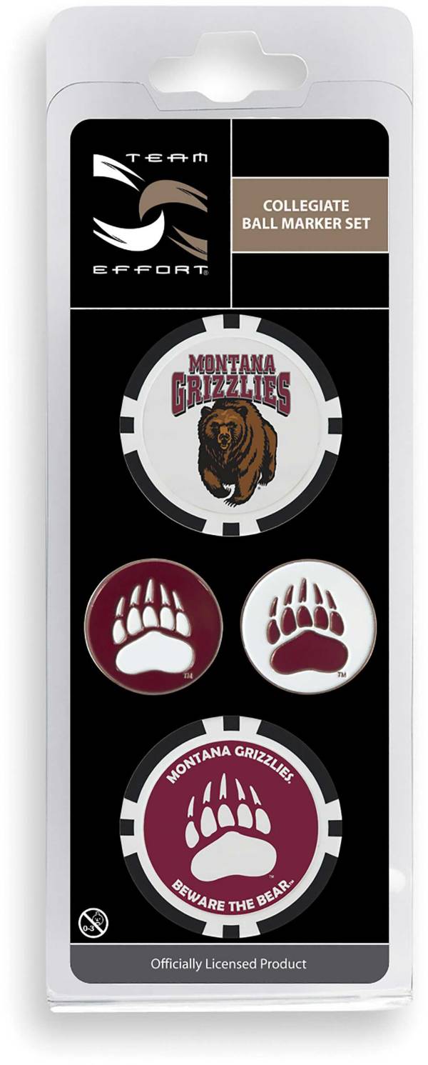 Team Effort Montana Grizzlies Ball Marker Set