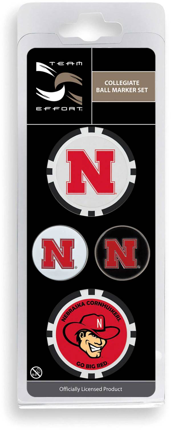 Team Effort Nebraska Cornhuskers Ball Marker Set