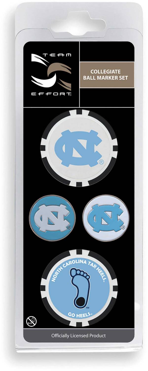 Team Effort North Carolina Tar Heels Ball Marker Set