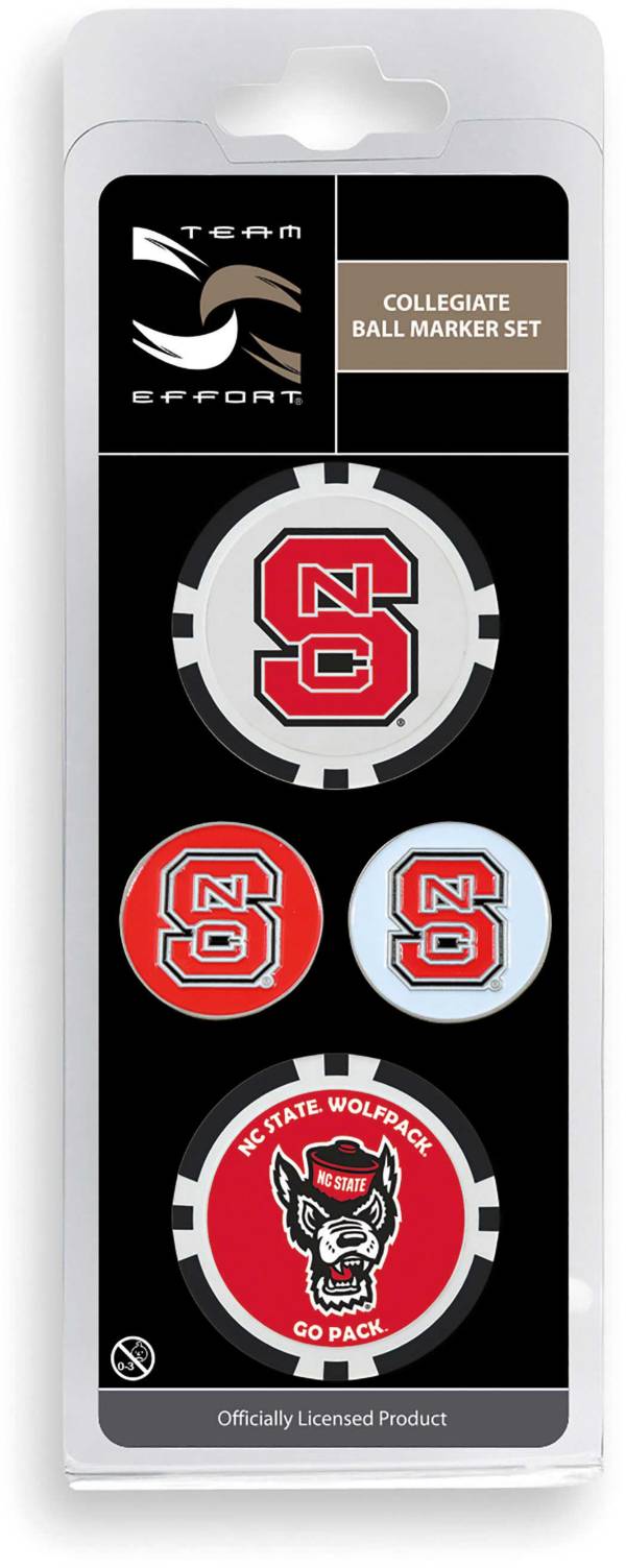 Team Effort NC State Wolfpack Ball Marker Set