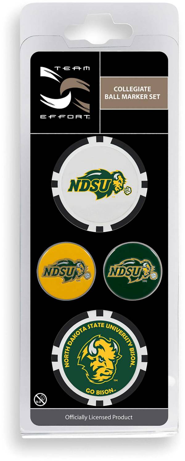 Team Effort North Dakota State Bison Ball Marker Set